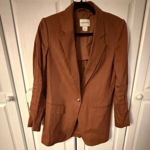 Dust Blazer with Button Detail